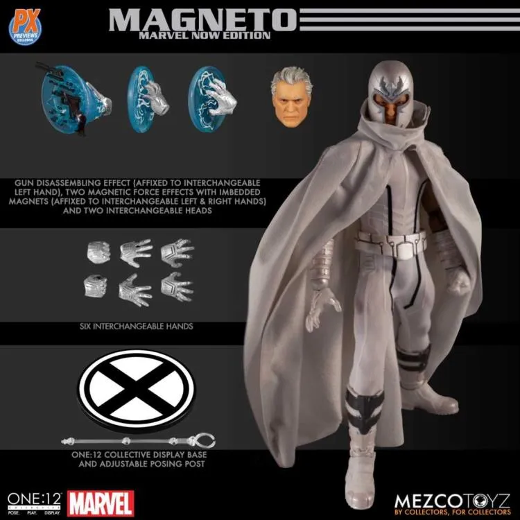 1/12 - White Outfit Magneto - MINT IN BOX