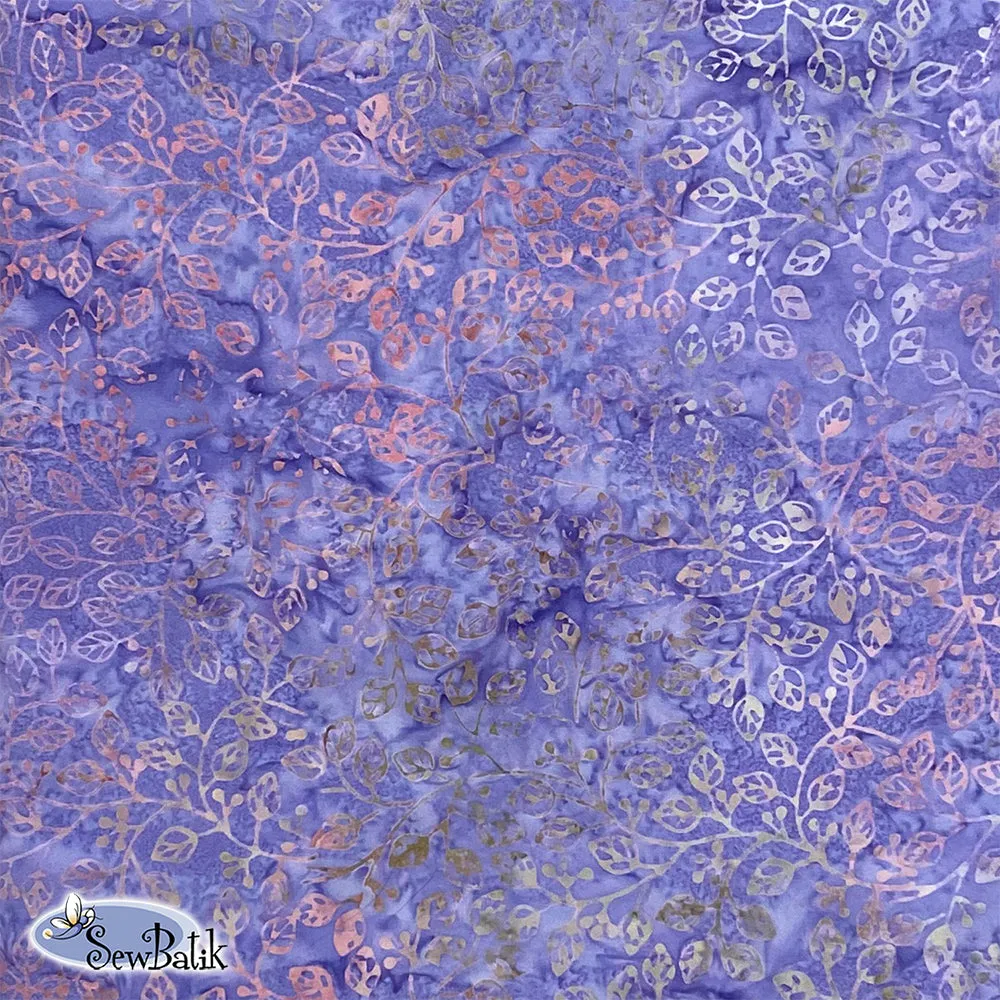 115" Wide Batik - Violetta - Lilac