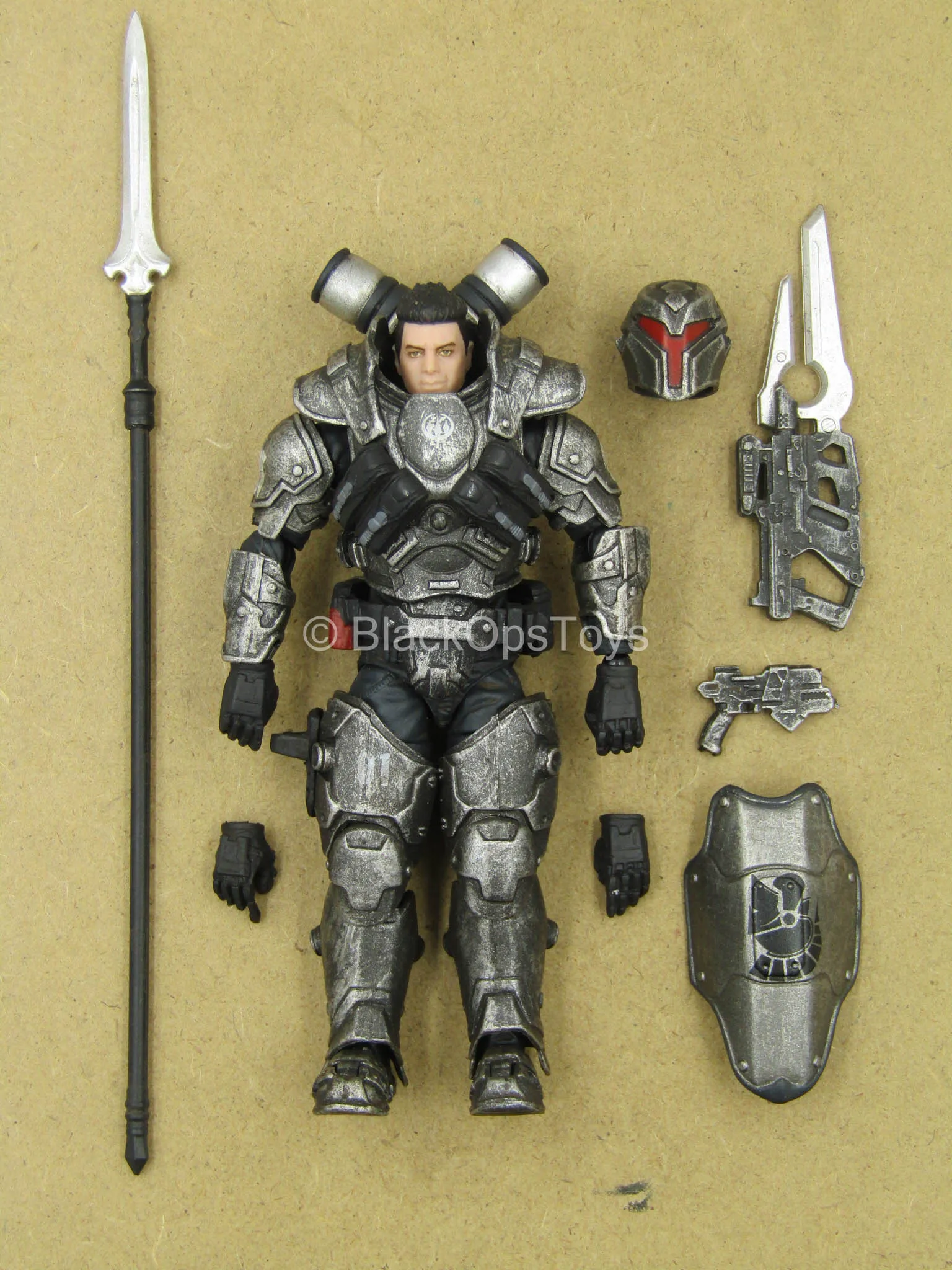 1/18 - 1st Legion Steel Spear - Male Armored Body w/Weapon Set