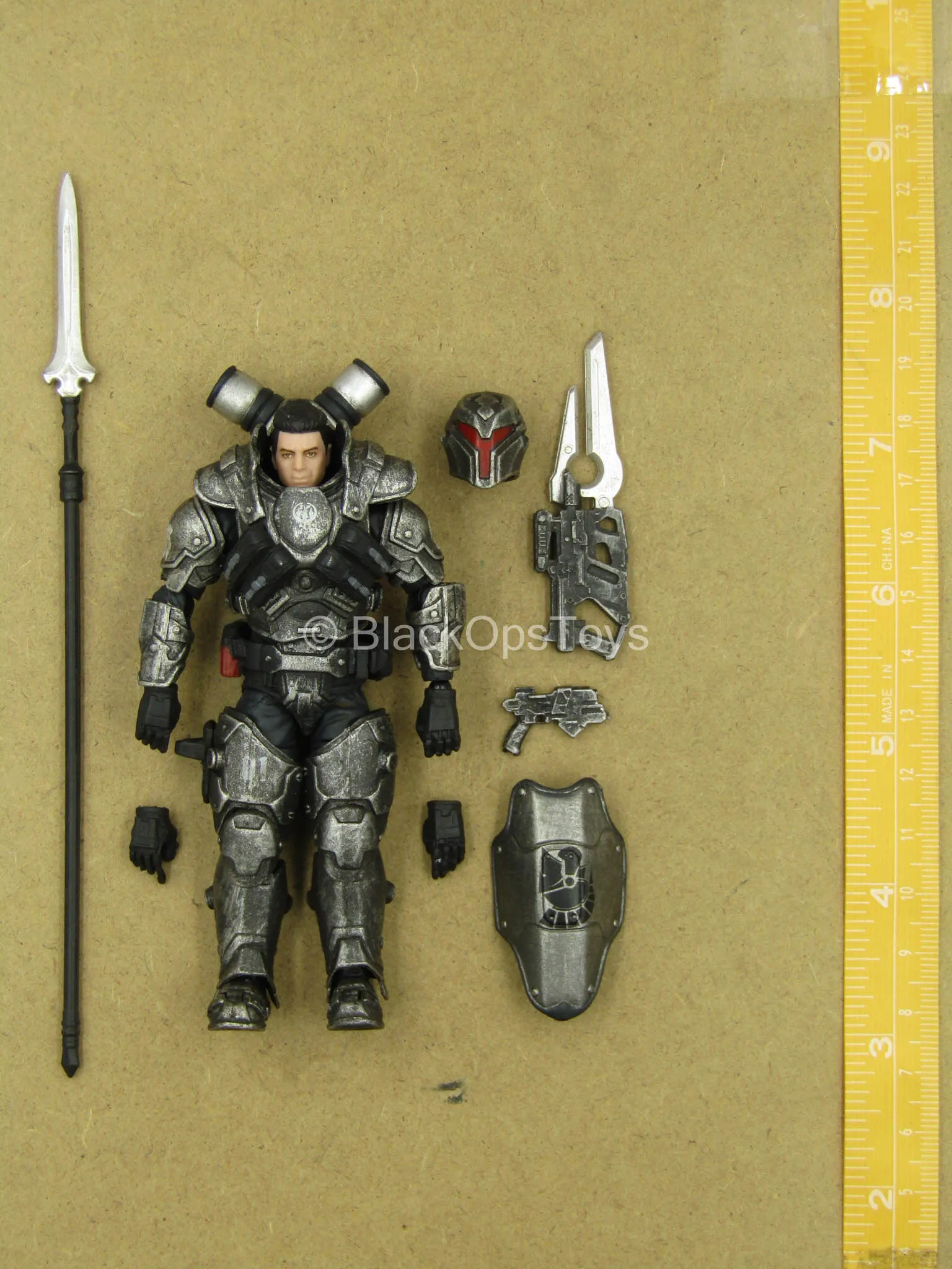 1/18 - 1st Legion Steel Spear - Male Armored Body w/Weapon Set