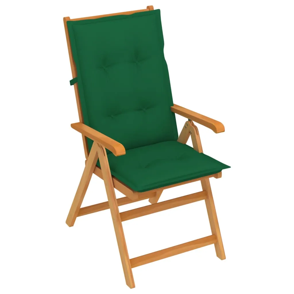 1/2/4/6/8x Solid Teak Wood Garden Chair with Cushions Multi Colors