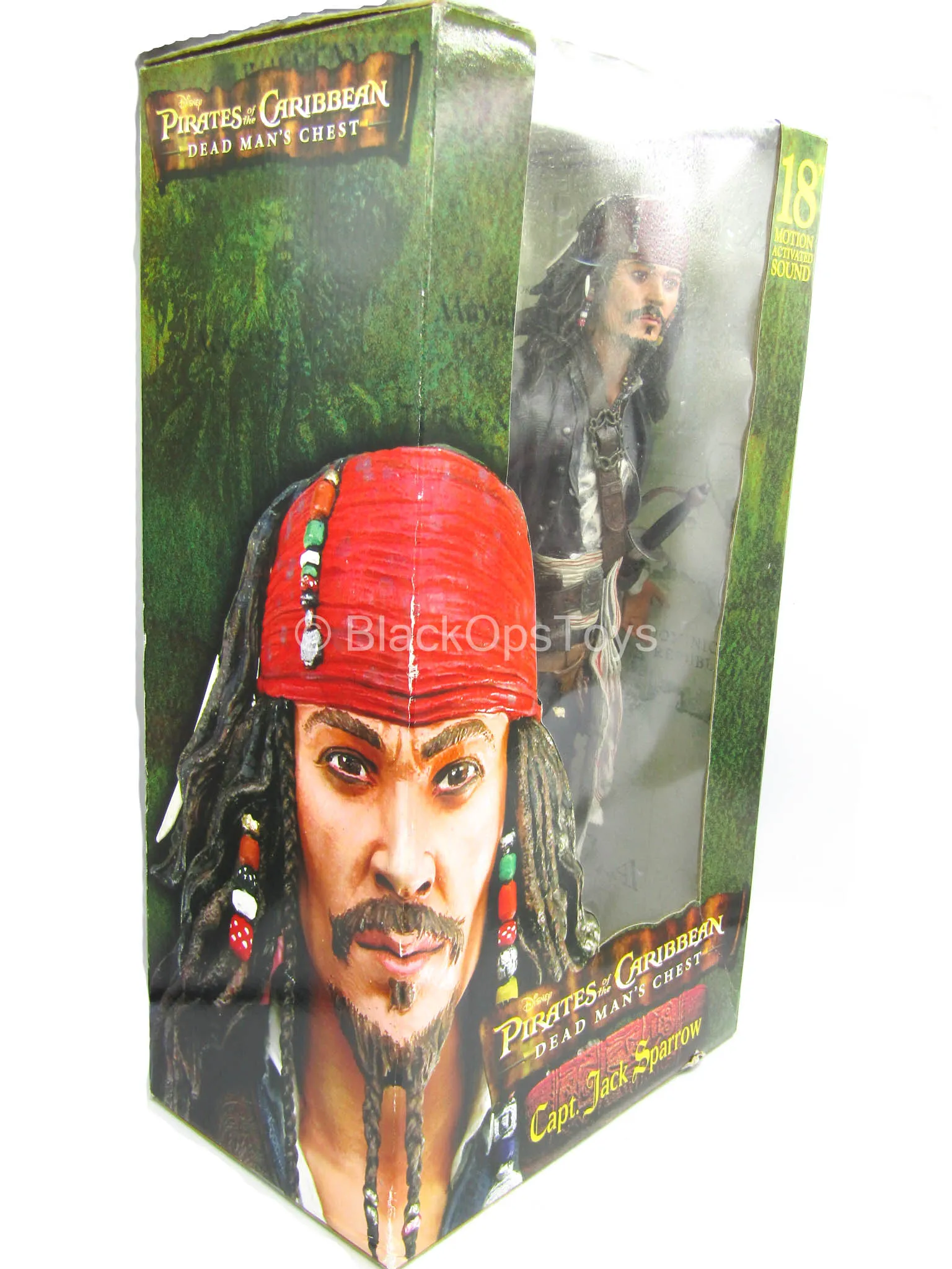 1/4 - POTC - Dead Man's Chest - 18" Capt. Jack Sparrow - MIOB (READ DESC)