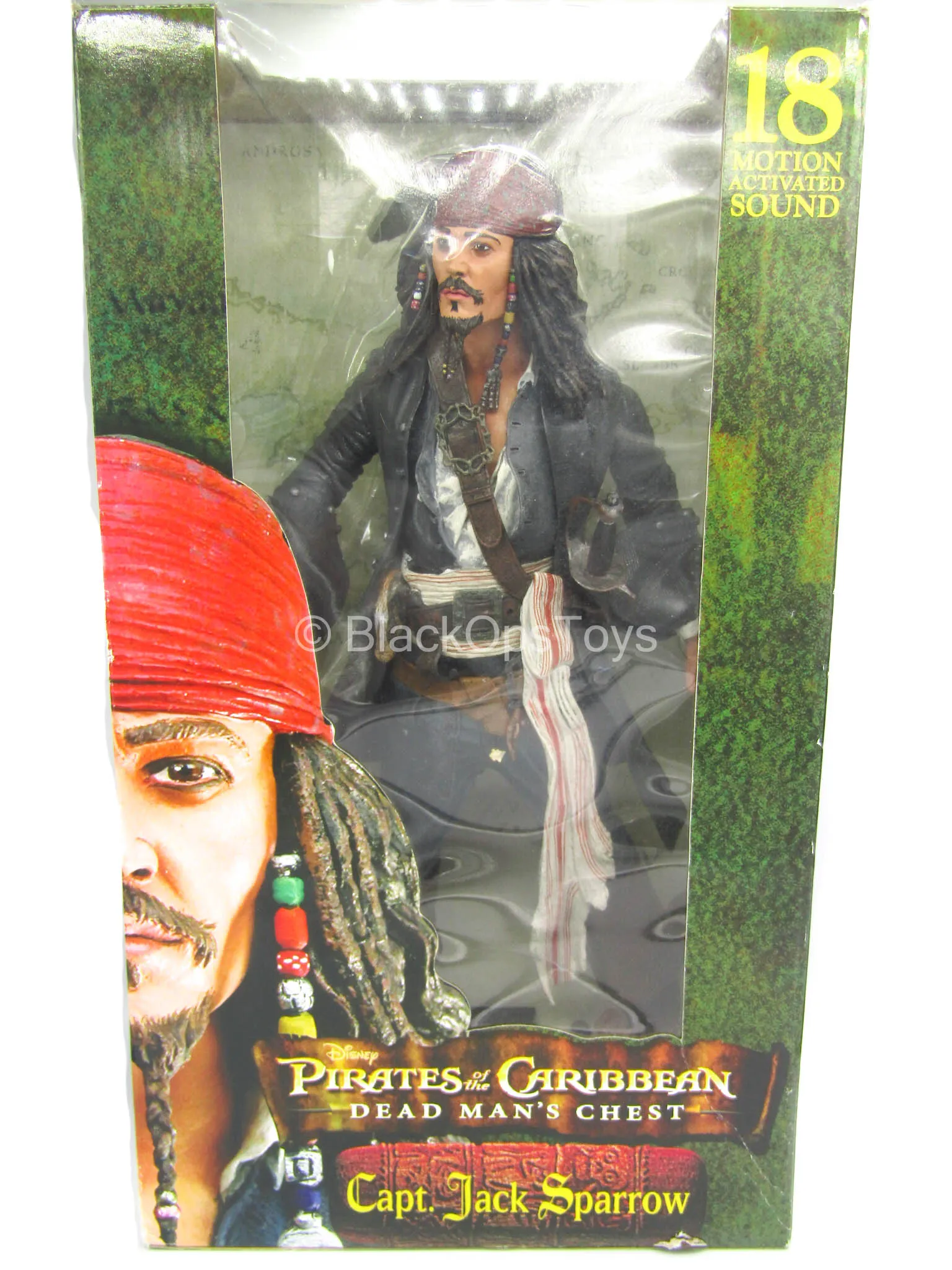 1/4 - POTC - Dead Man's Chest - 18" Capt. Jack Sparrow - MIOB (READ DESC)