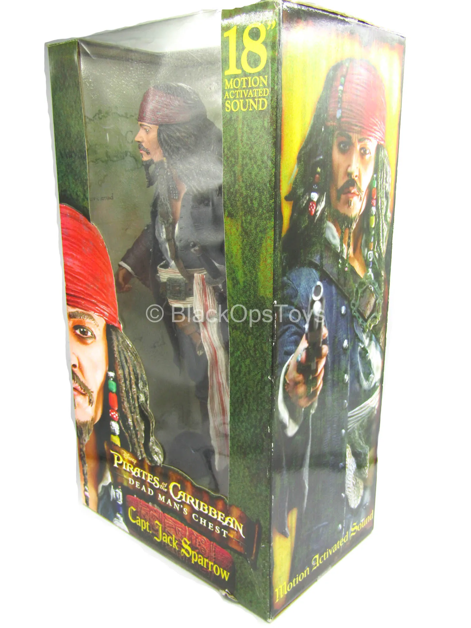 1/4 - POTC - Dead Man's Chest - 18" Capt. Jack Sparrow - MIOB (READ DESC)