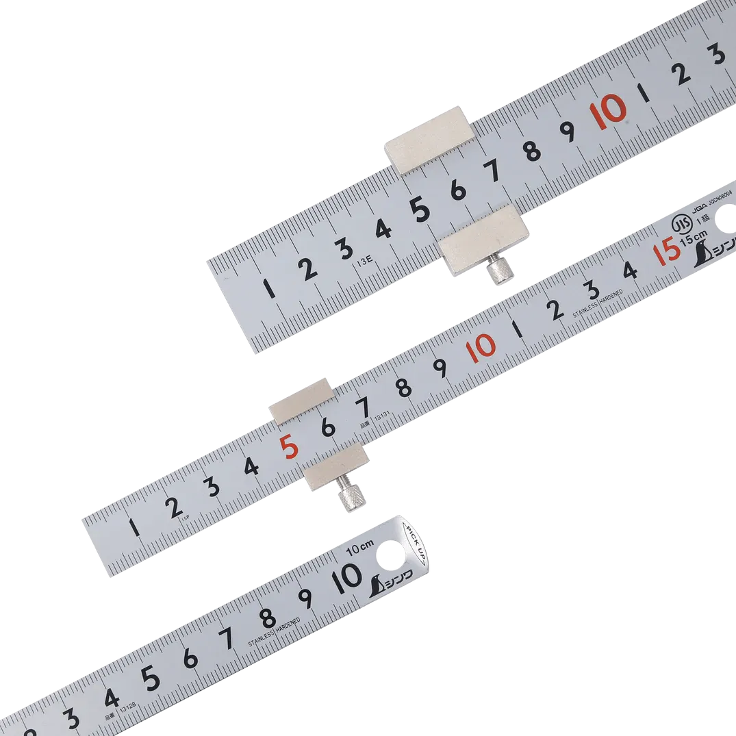 15cm Shinwa Ruler Plus Stop