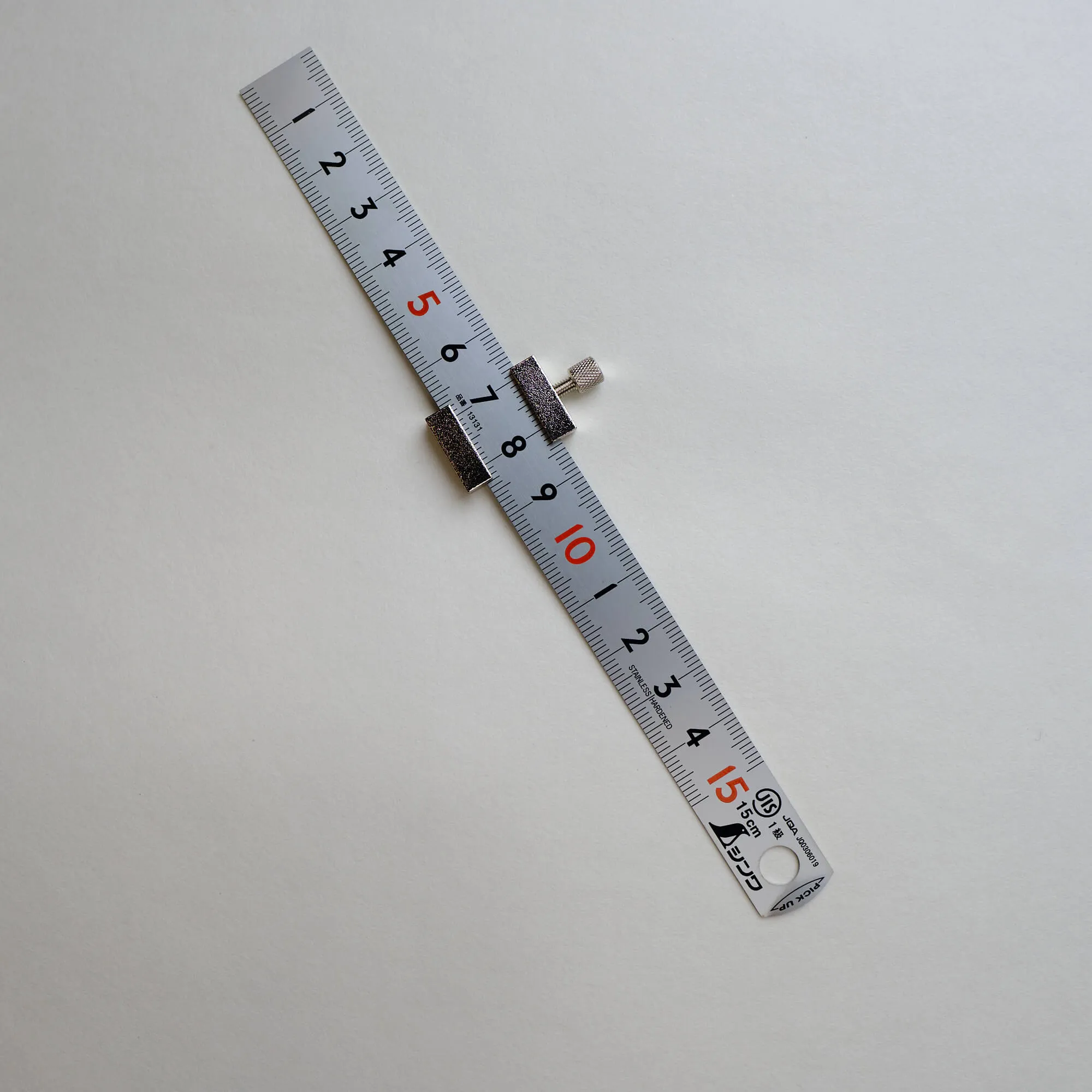 15cm Shinwa Ruler Plus Stop