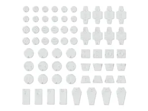 30 Minutes Missions Customize Material Decoration Parts 1 (White) 1/144 Scale Accessory Set