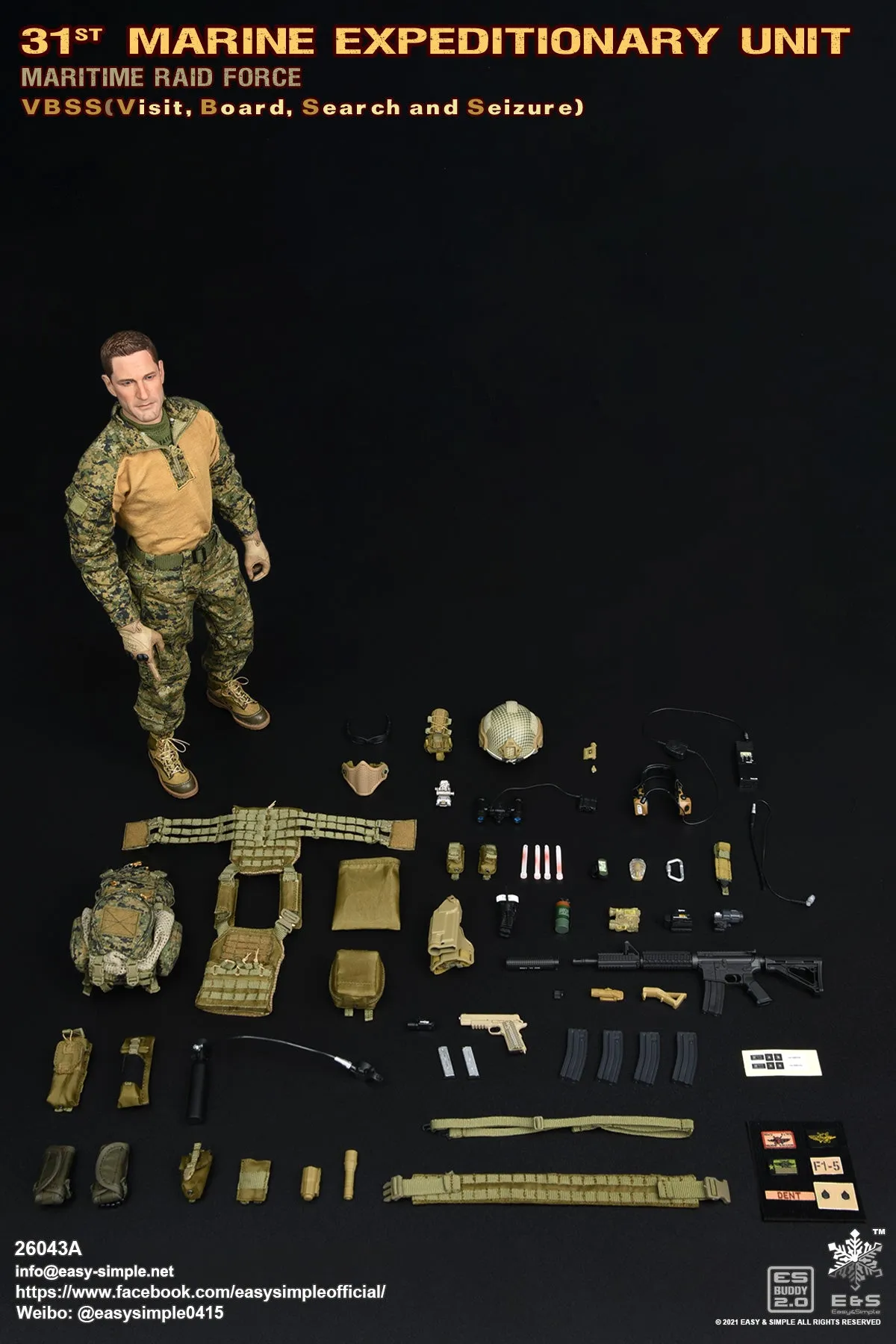 31st Marine Expeditionary Unit - Tan Gloved Hand Set