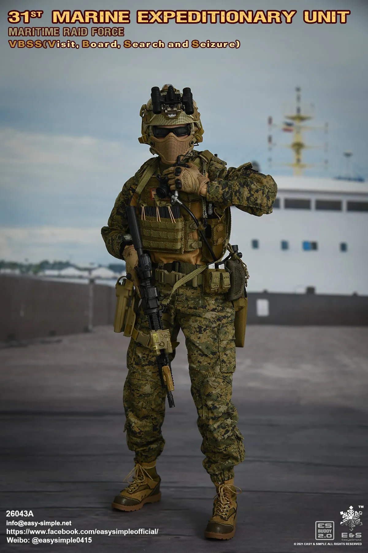 31st Marine Expeditionary Unit - Tan Gloved Hand Set