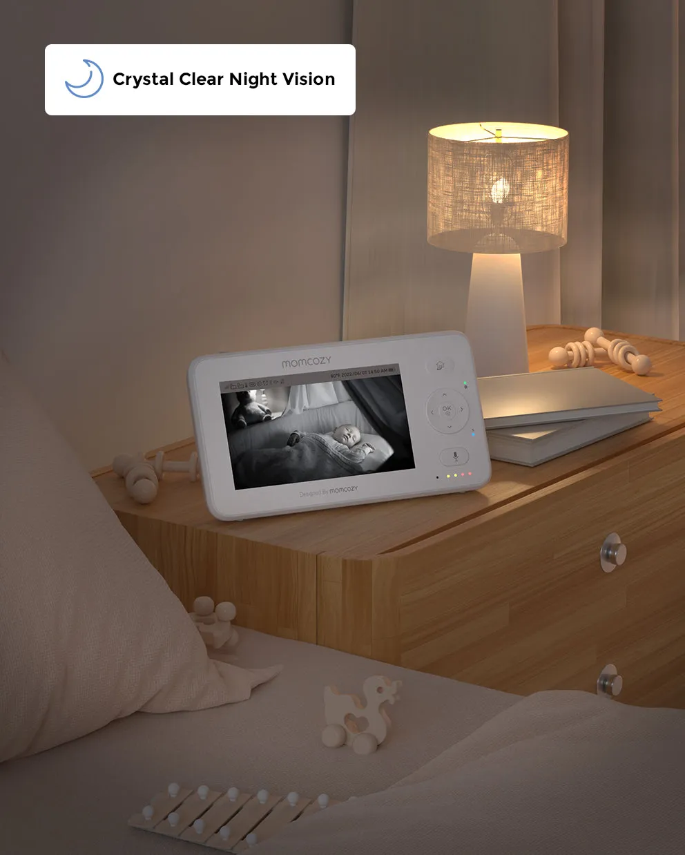 4.3" HD Video Baby Monitor BM02-Long Battery