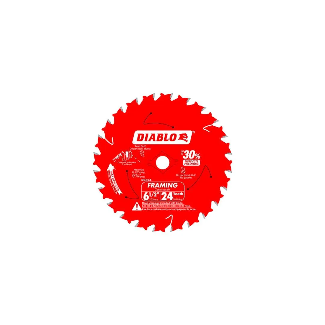 6-1/2 in. 24-Tooth Framing Saw Blade