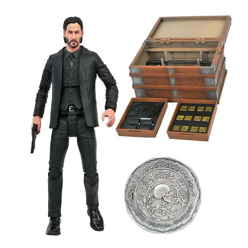 7 INCH SCALE - John Wick Deluxe w/Accessories - MINT IN BOX