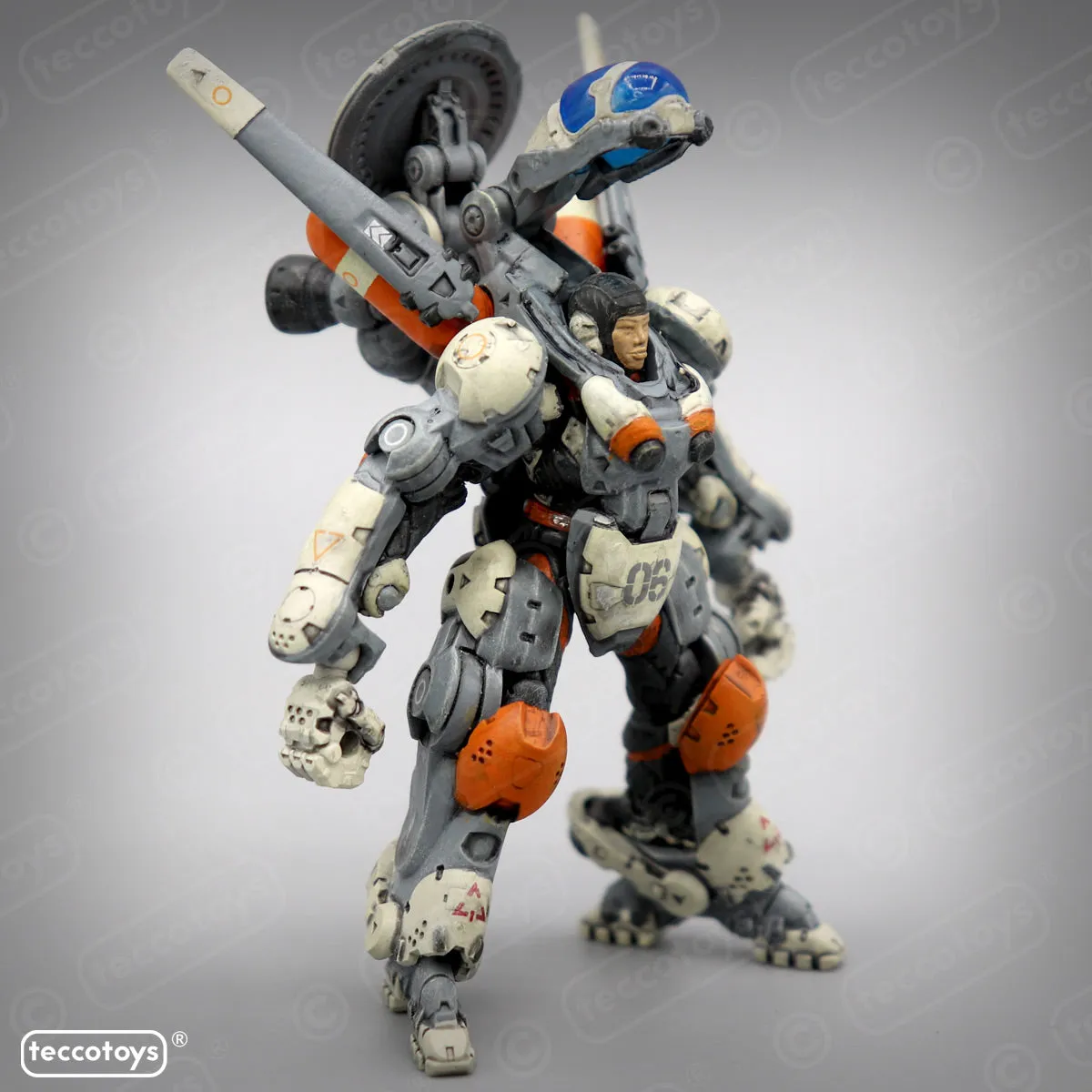 Age Of Mecha™ Exo Armor "Space Type Recon" 3D printable action figure file (pre-supported)