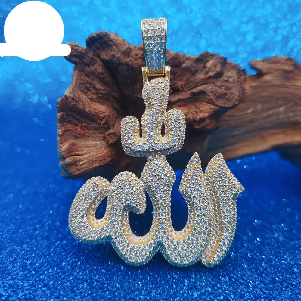 Allah Iced Out Pendant