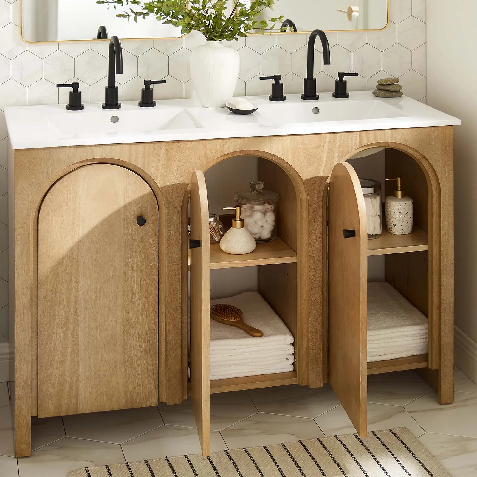 Appia 48" Bathroom Vanity Cabinet (Sink Basin Not Included) by Modway