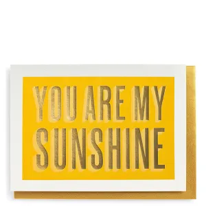 Archivist Gallery You Are My Sunshine Card