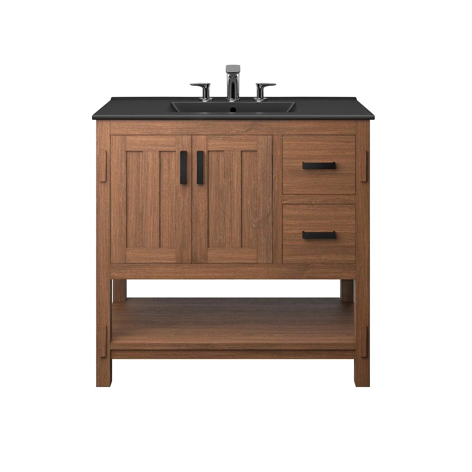 Ashlyn 36” Wood Bathroom Vanity by Modway