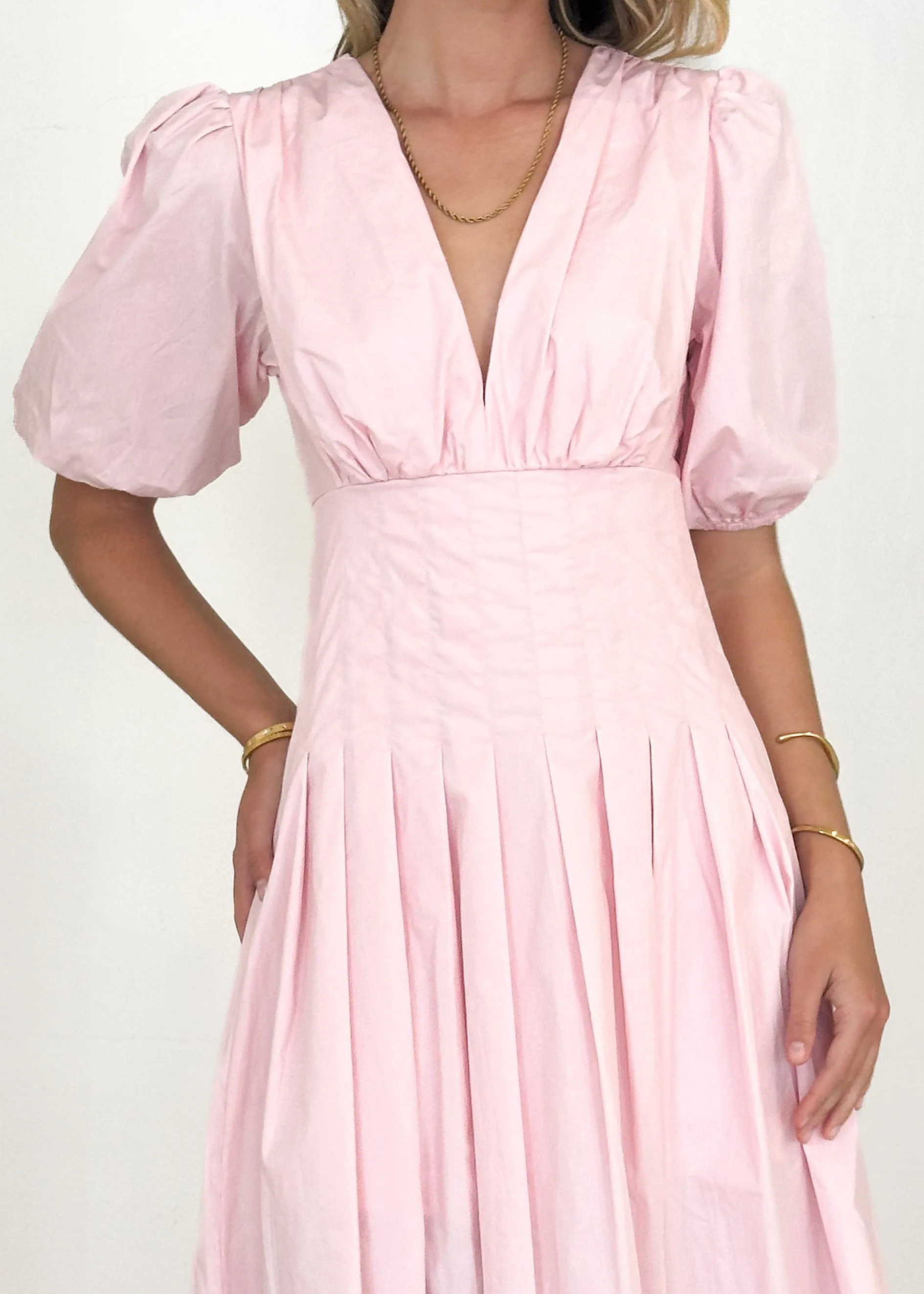 Astryd Midi Dress  - Blush