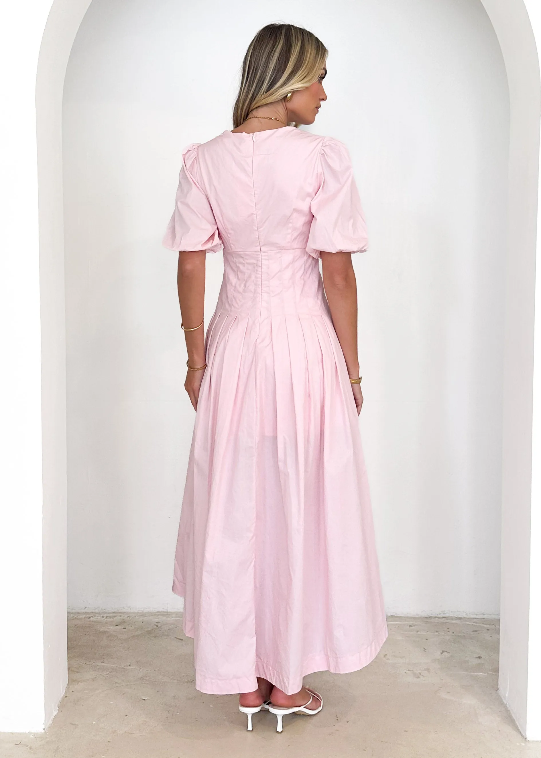 Astryd Midi Dress  - Blush