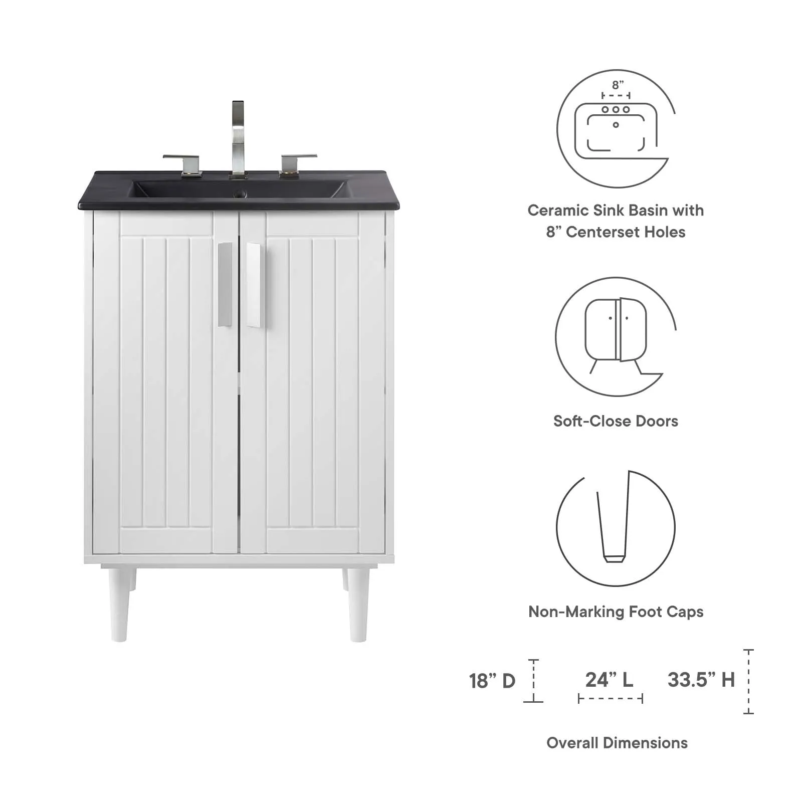 Augusta 24" Bathroom Vanity by Modway