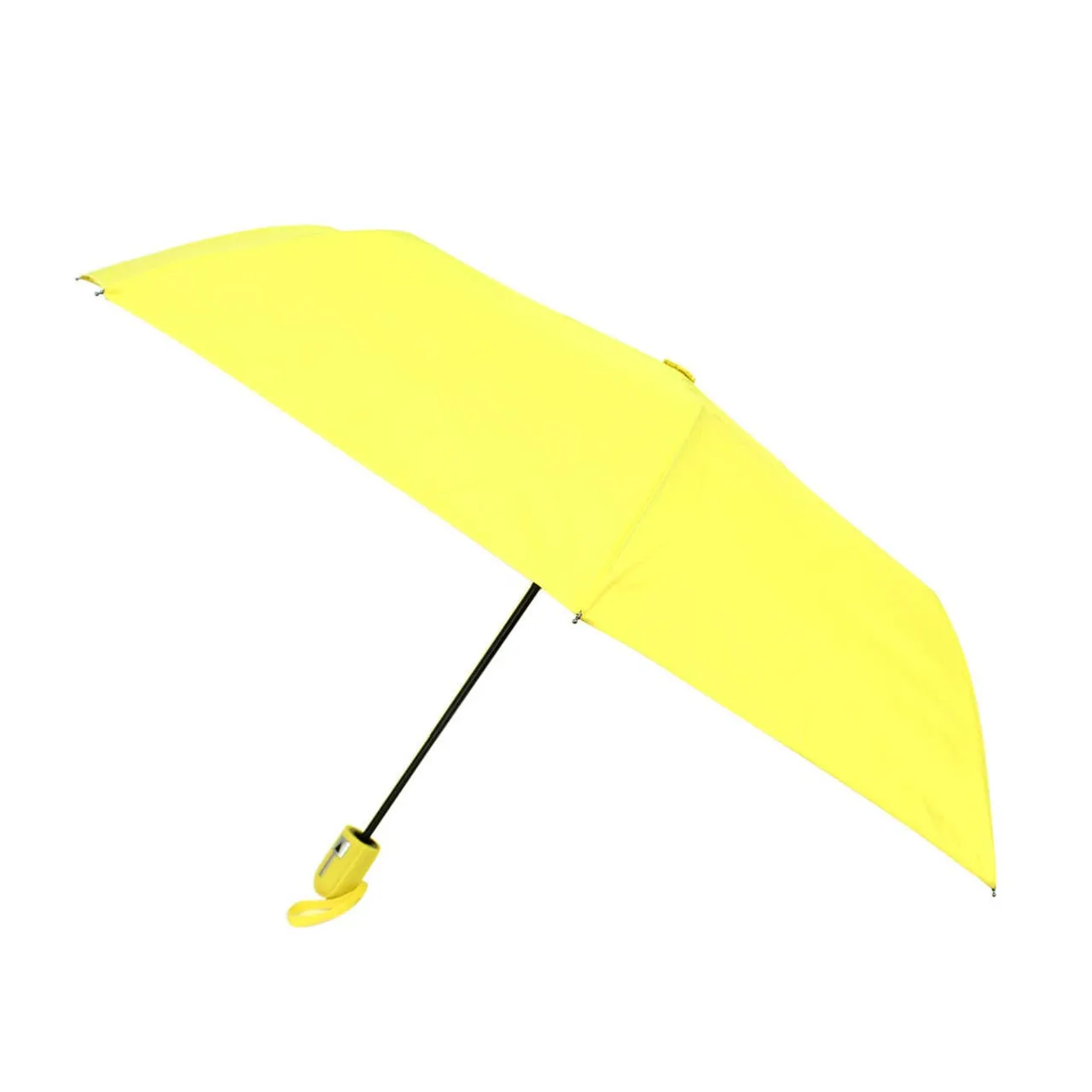 Auto Open Compact Solid Color Travel Umbrella - UM5029