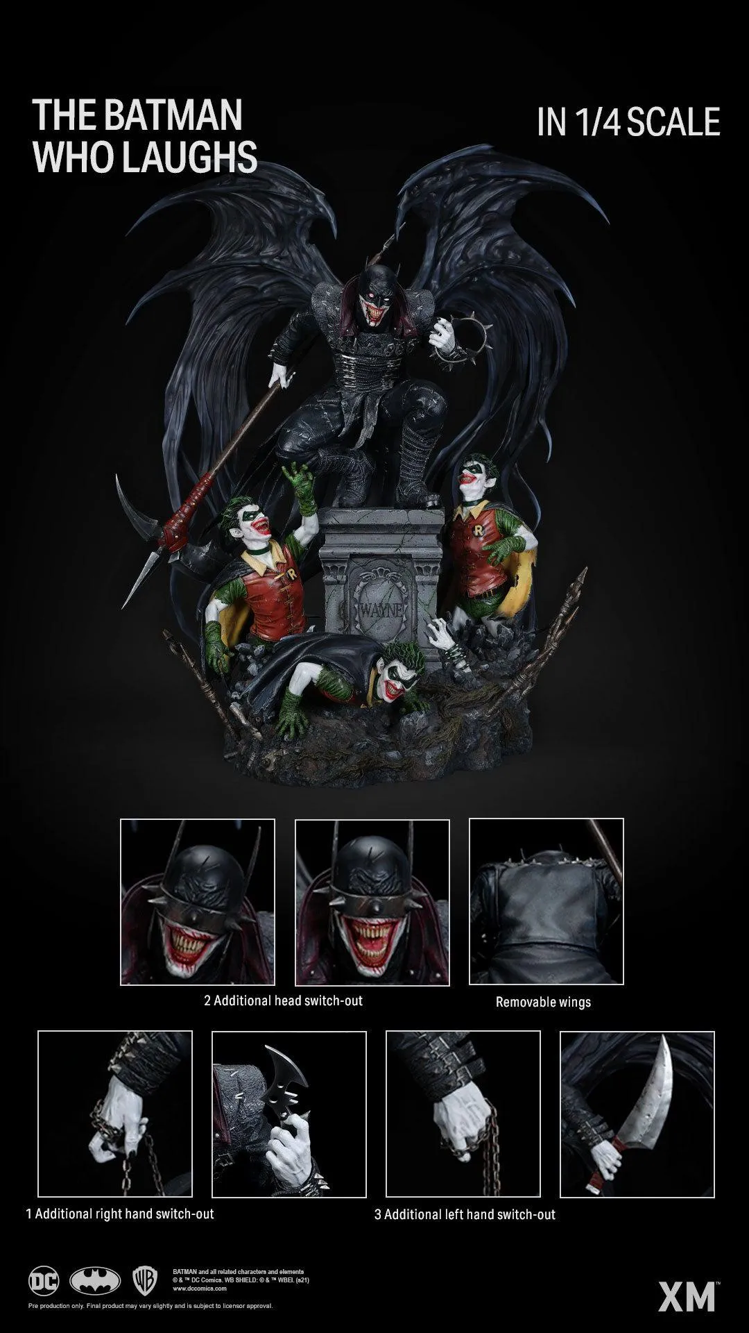 Batman Who Laughs 1/4 Scale Statue