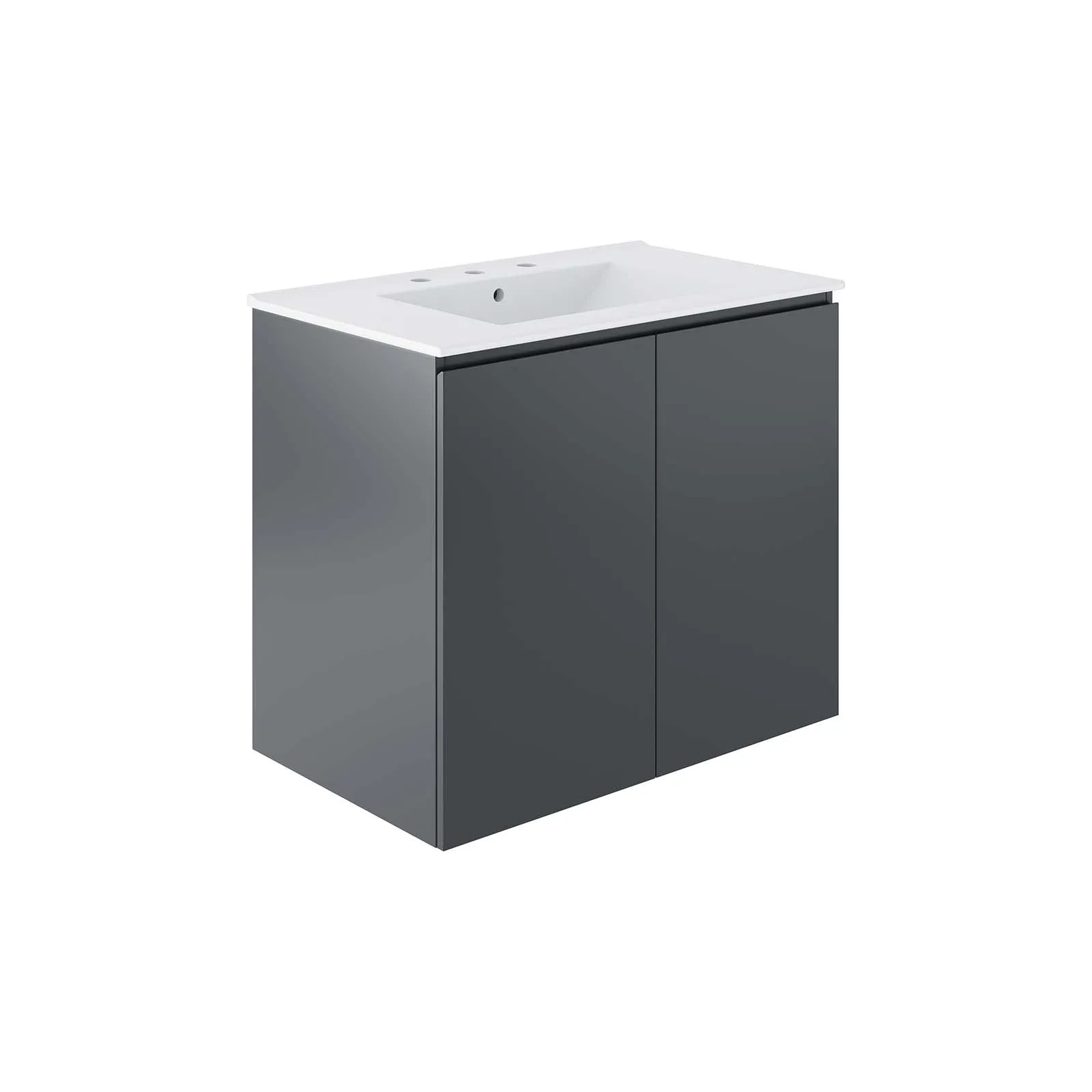 Bryn 30" Wall-Mount Bathroom Vanity by Modway