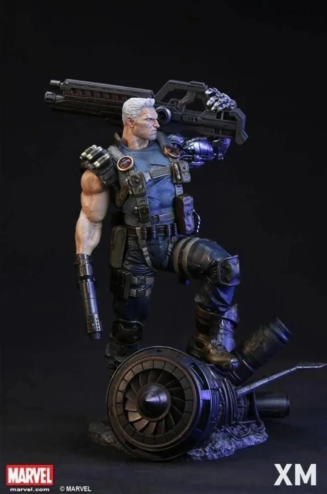 Cable 1/4 Scale Statue STGCC Exclusive (DISPLAYED)