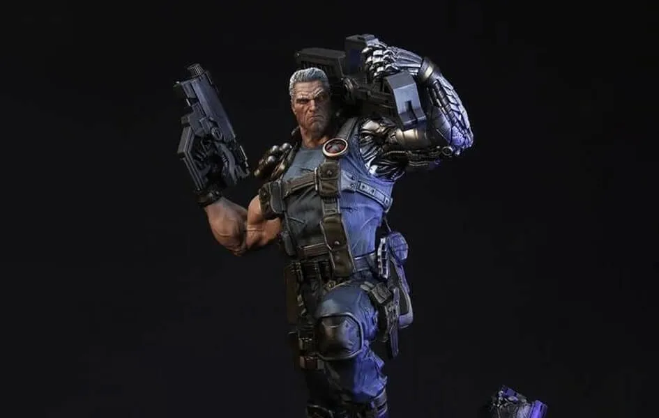 Cable 1/4 Scale Statue STGCC Exclusive (DISPLAYED)