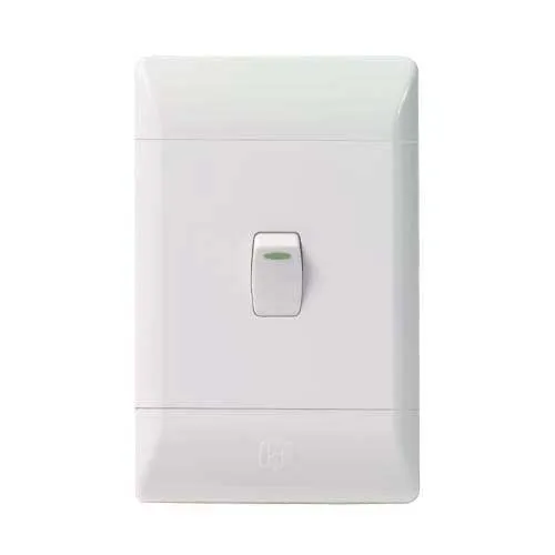 CBi PVC 1 Lever Light Switch 2 x 4