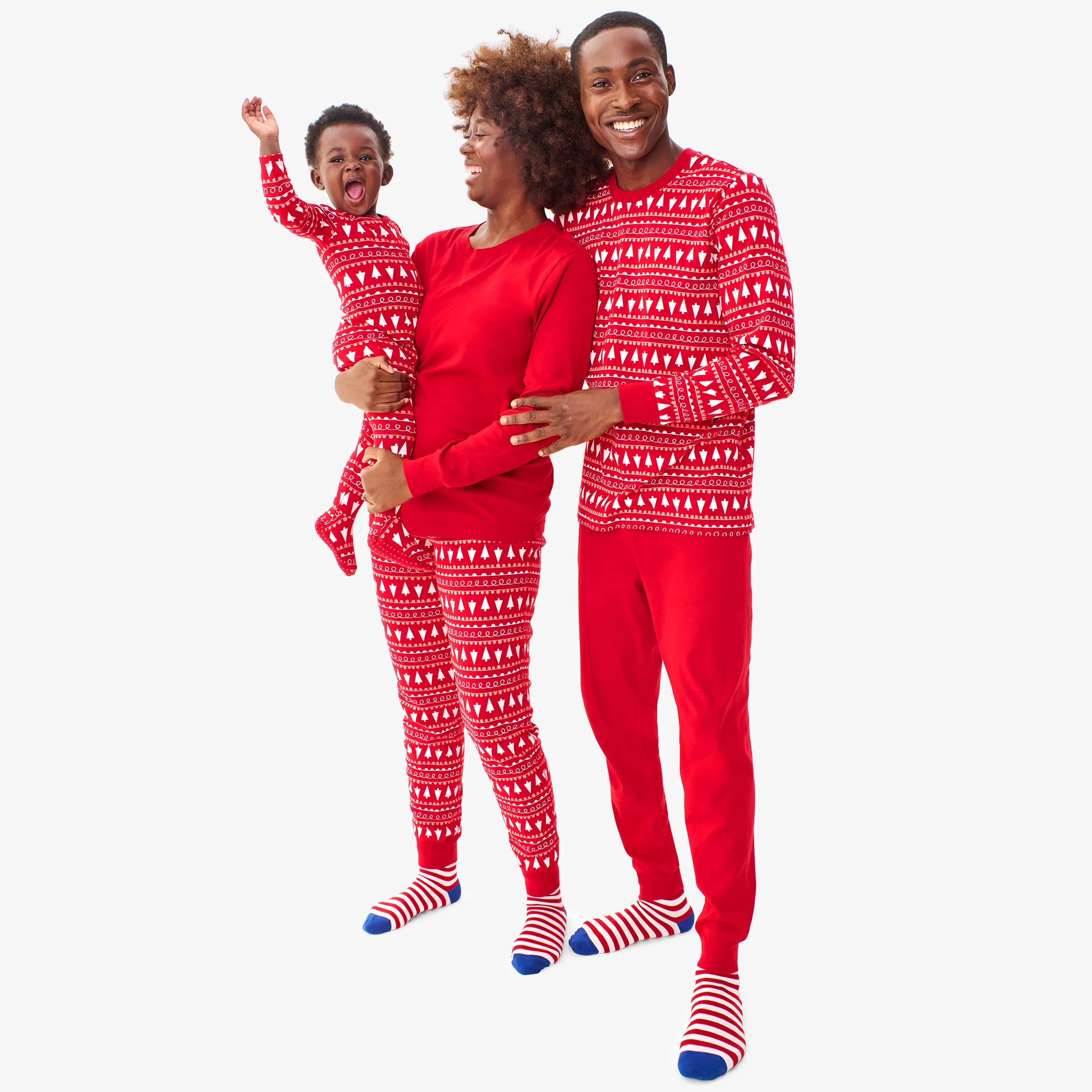 Clearance fit 2 grown-ups organic pj pant in tinsel trees