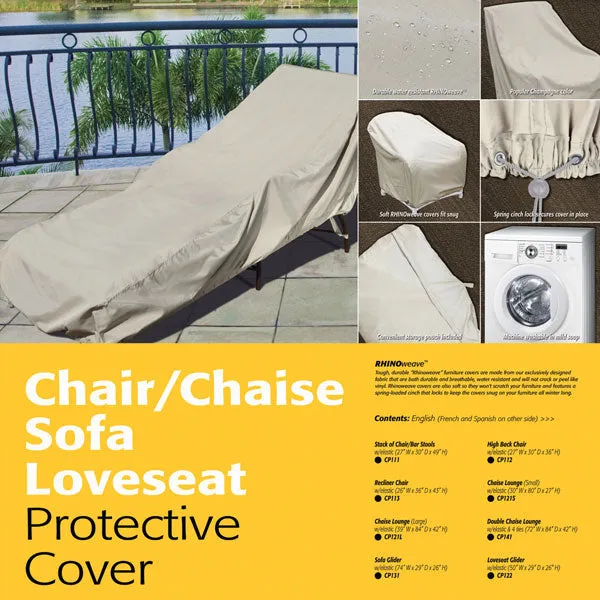 CP119L - Large Chaise Lounge Cover