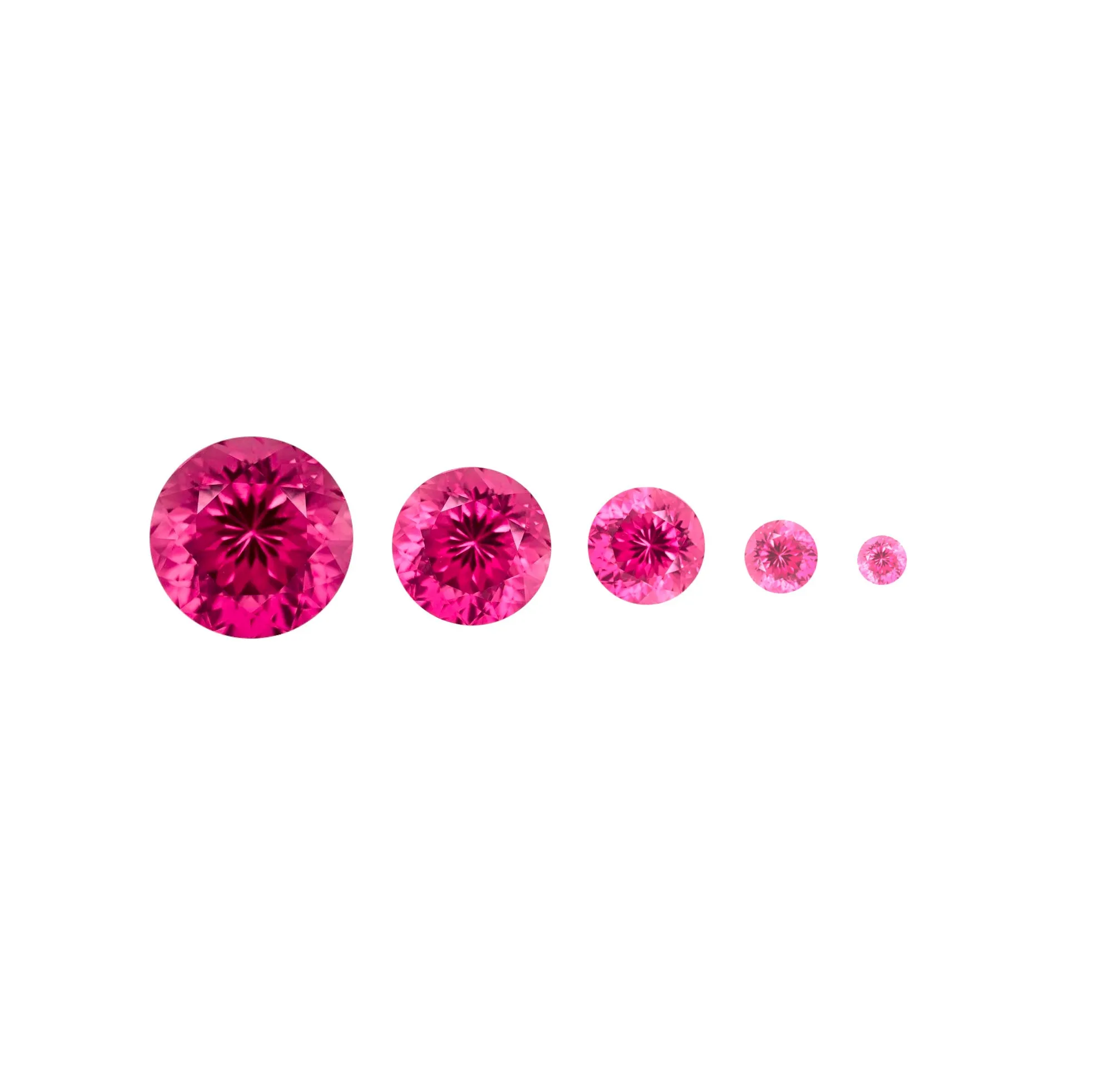 Dark Pink Corundum #3 (Lab Grown) - ROUND