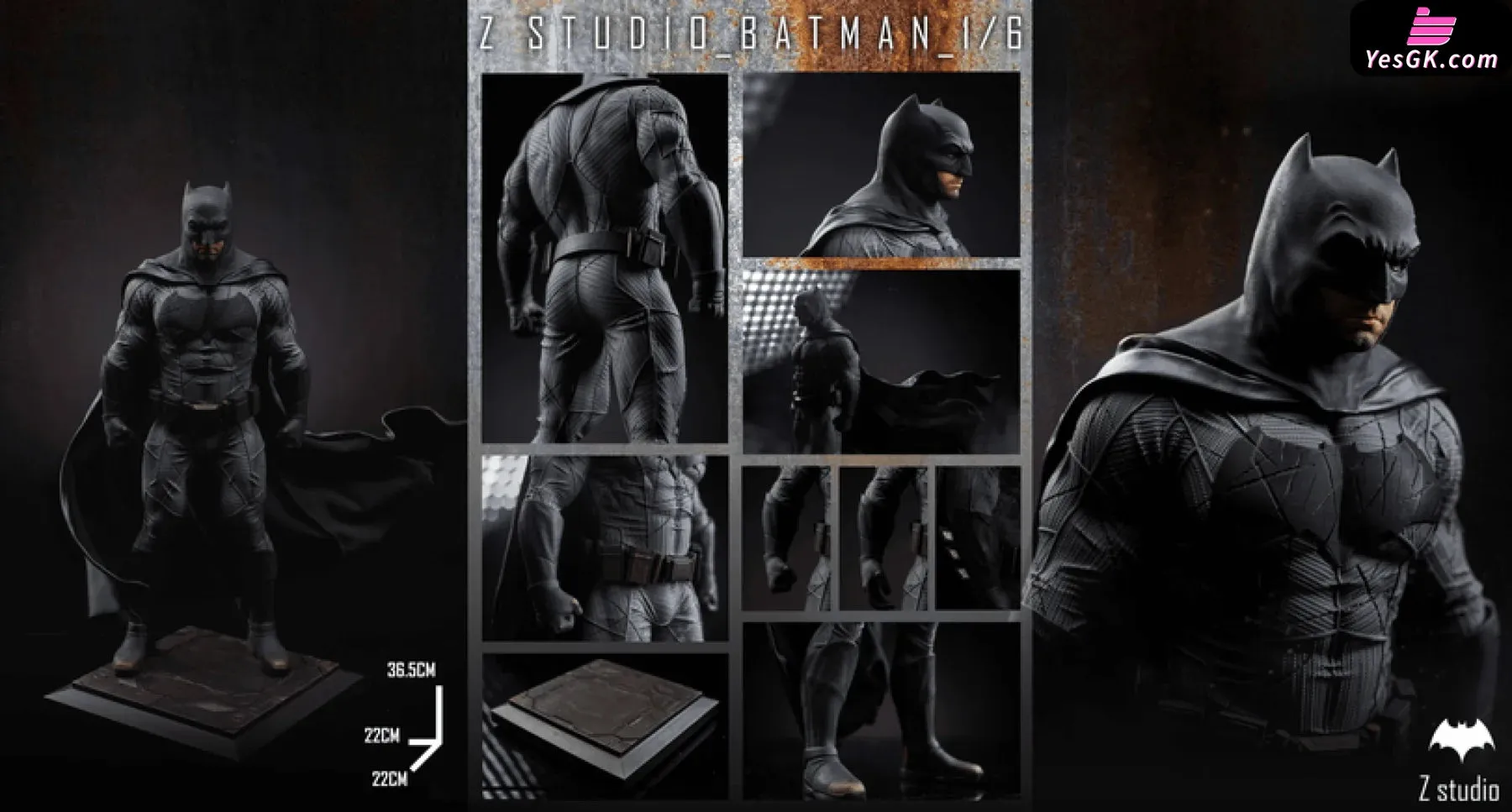 DC Batman Trilogy #bvs Light Armor Statue - Z Studio [In-Stock]