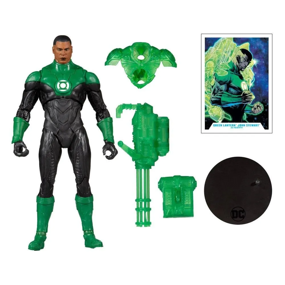 DC Multiverse Modern Comic Green Lantern (John Stewart) 7" Inch Action Figure - McFarlane Toys