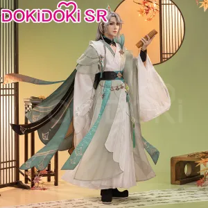 DokiDoki-SR Game Genshin Impact Cosplay Al haitham Costume / Wig the Autumn Equinox Doujin Antiquity