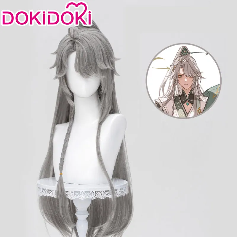 DokiDoki-SR Game Genshin Impact Cosplay Al haitham Costume / Wig the Autumn Equinox Doujin Antiquity