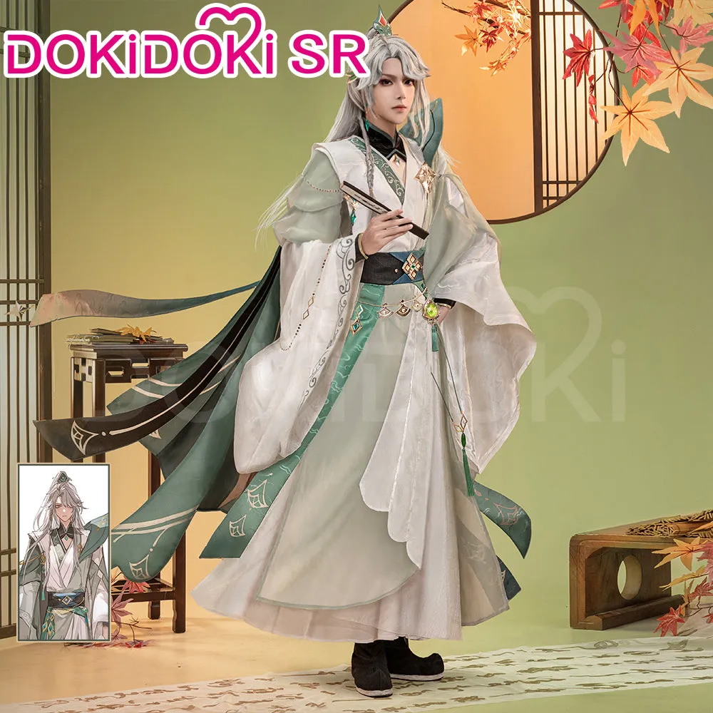 DokiDoki-SR Game Genshin Impact Cosplay Al haitham Costume / Wig the Autumn Equinox Doujin Antiquity