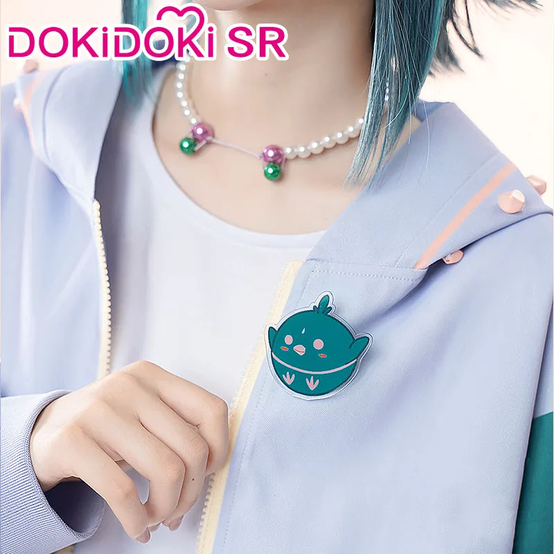 DokiDoki-SR Game Genshin Impact  Cosplay Costume Xiao Doujin Colorful Casual Coat