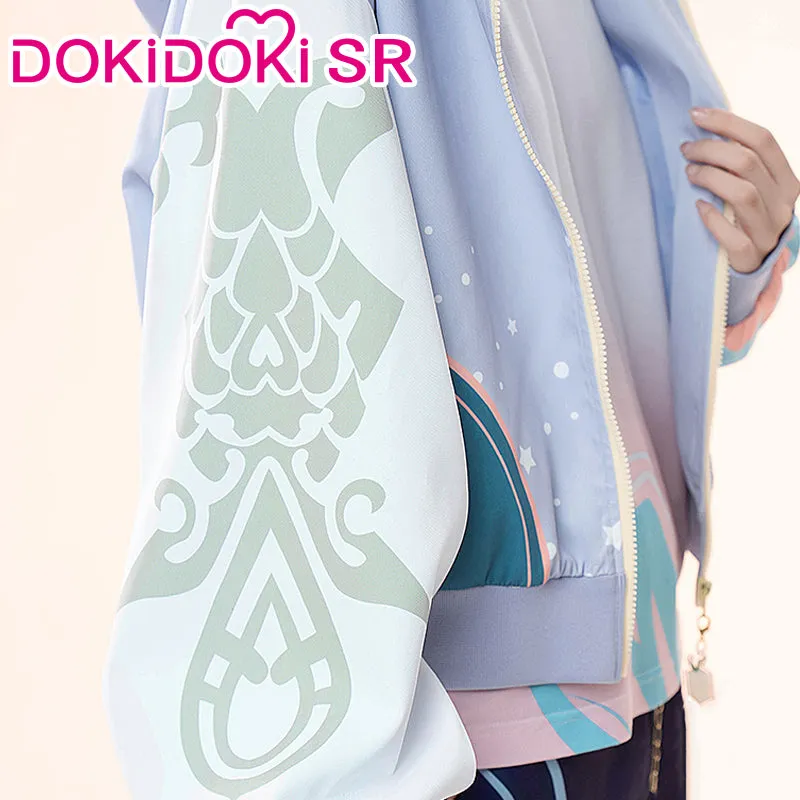 DokiDoki-SR Game Genshin Impact  Cosplay Costume Xiao Doujin Colorful Casual Coat