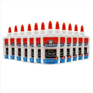 Elmer's Washable Clear Glue  5 Oz - 24 Pack