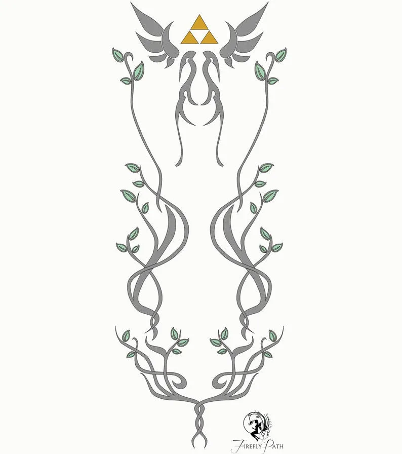 Embroidery Pattern: Princess Zelda Apron