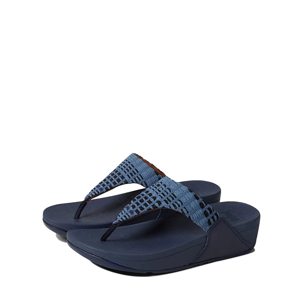 FitFlop Women's Lulu Art Denim Midnight Navy