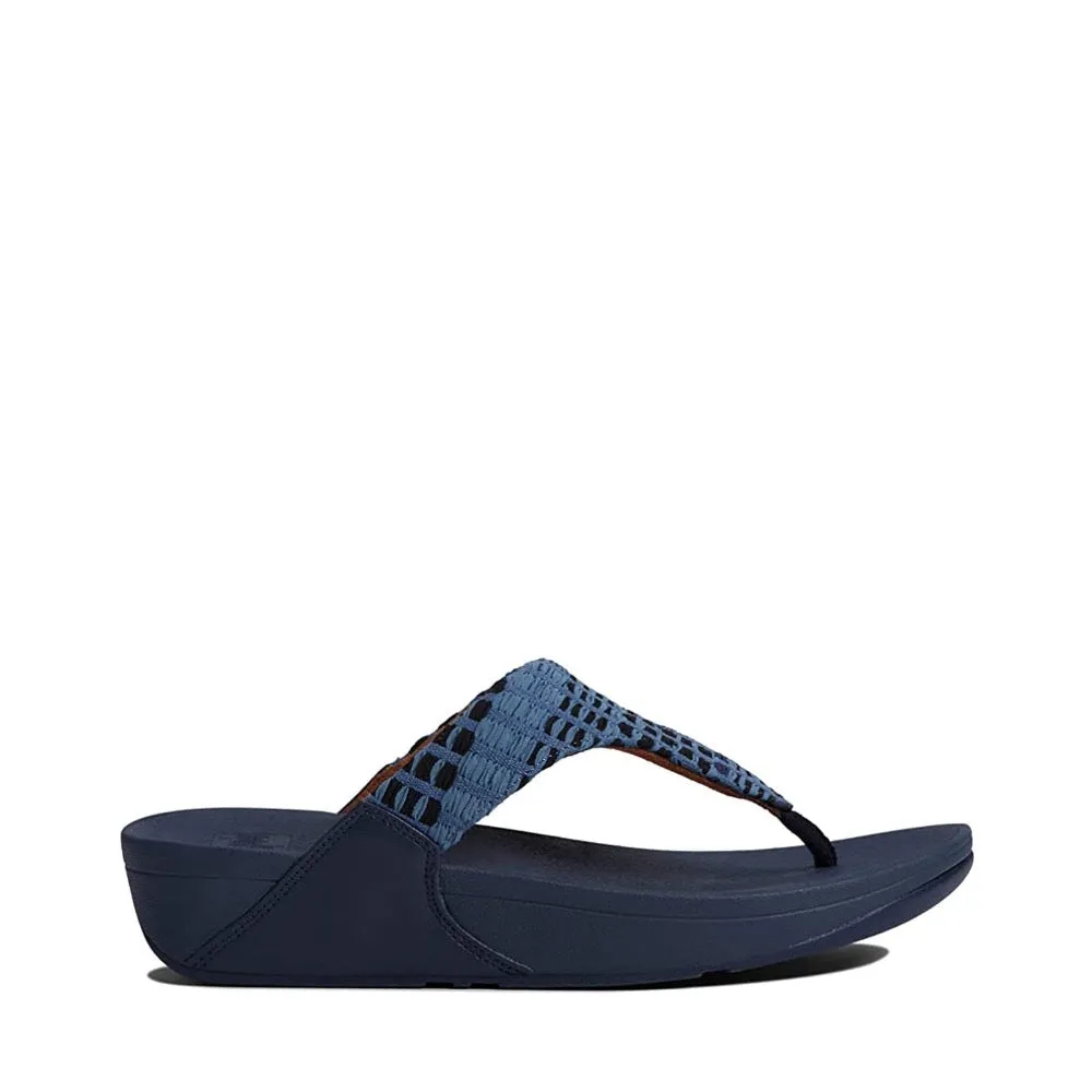 FitFlop Women's Lulu Art Denim Midnight Navy