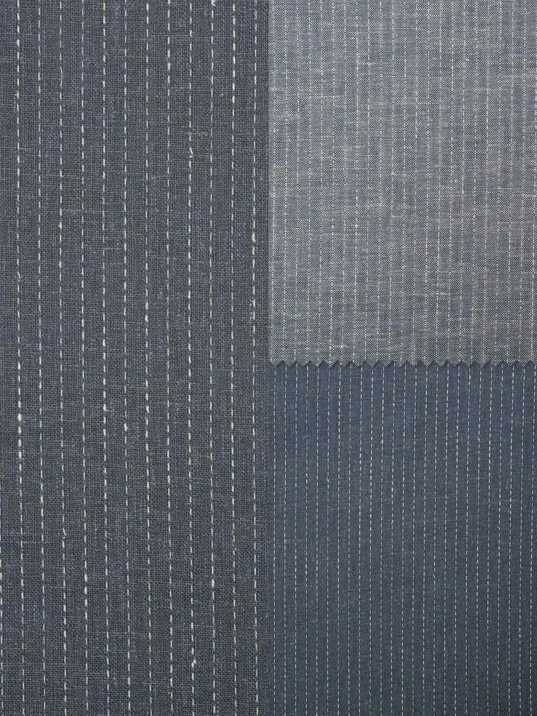 Hemp & Tencel Single Dotted Line Yarn Dyed Woven Fabric (HL5068)