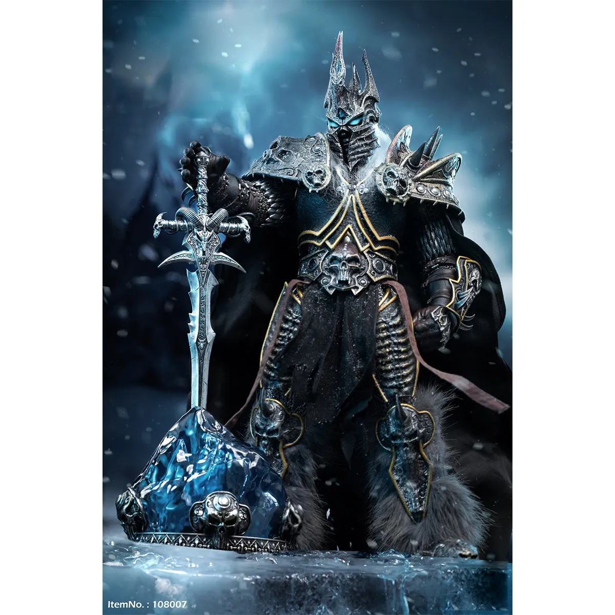 HiPlay 108Toys Collectible Action Figure Full Set: Frozen Demon King, 1:6 Scale Miniature