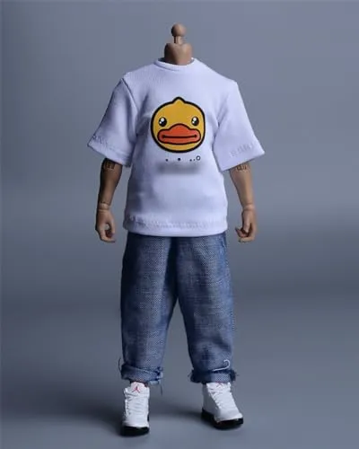 HiPlay Figure Doll Clothes: T-Shirt for 6-inch Collectible