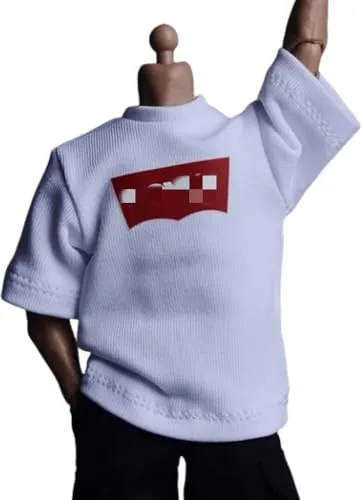 HiPlay Figure Doll Clothes: T-Shirt for 6-inch Collectible