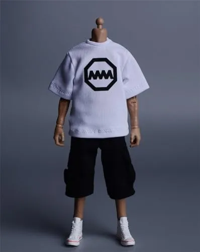 HiPlay Figure Doll Clothes: T-Shirt for 6-inch Collectible