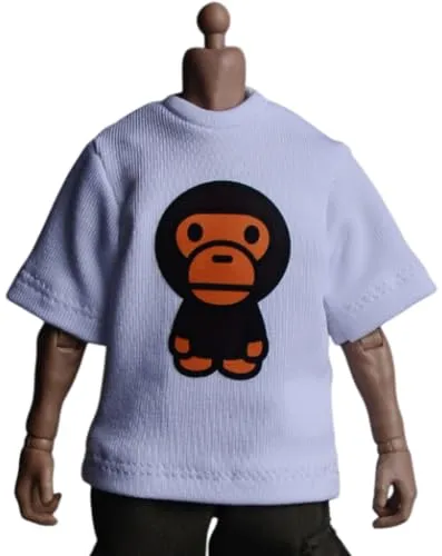 HiPlay Figure Doll Clothes: T-Shirt for 6-inch Collectible